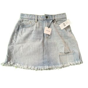 Sneak Peek denim mini skirt size small